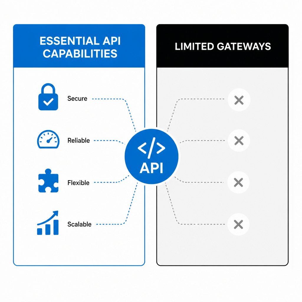 The essential API capabilities your payment gateway needs: the short answer